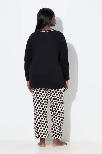 Moda za polnejše Pidžma dugih rukava i dugih nogavica plus velikost, xxl, Ulla Popken in Johann Popken (JP1880)