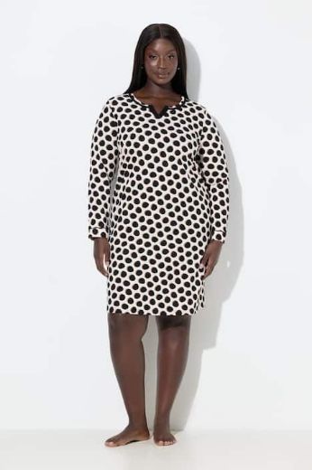 Moda za polnejše Spavaćica dugih rukava 2 komada plus velikost, xxl, Ulla Popken in Johann Popken (JP1880)