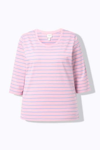 Moda za polnejše Majica 3/4 rukava okruglog ovratnika plus velikost, xxl, Ulla Popken in Johann Popken (JP1880)