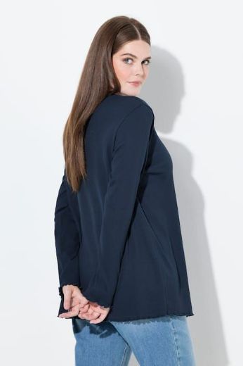 Moda za polnejše Majica dugih rukava V ovratnika plus velikost, xxl, Ulla Popken in Johann Popken (JP1880)