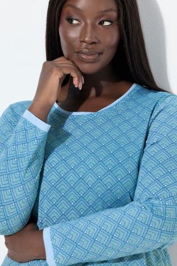 Moda za polnejše Spavaćica dugih rukava 2 komada plus velikost, xxl, Ulla Popken in Johann Popken (JP1880)