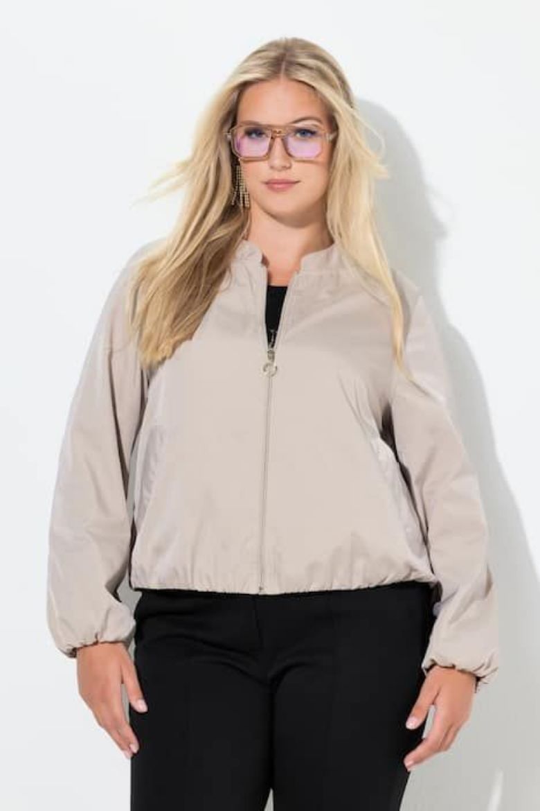 Moda za polnejše Jakna lagana s patentnim zatvaračem plus velikost, xxl, Ulla Popken in Johann Popken (JP1880)