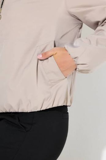 Moda za polnejše Jakna lagana s patentnim zatvaračem plus velikost, xxl, Ulla Popken in Johann Popken (JP1880)