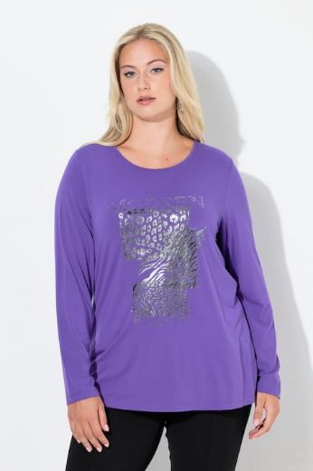 Moda za polnejše Majica dugih rukava okruglog ovratnika plus velikost, xxl, Ulla Popken in Johann Popken (JP1880)