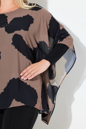 Moda za polnejše Bluza dvoslojna plus velikost, xxl, Ulla Popken in Johann Popken (JP1880)