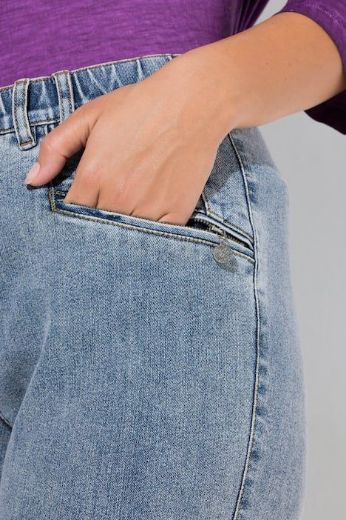 Moda za polnejše Traperice s blago suženim nogavicama plus velikost, xxl, Ulla Popken in Johann Popken (JP1880)