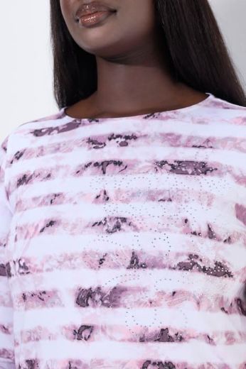 Moda za polnejše Majica 3/4 rukava plus velikost, xxl, Ulla Popken in Johann Popken (JP1880)