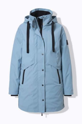 Moda za polnejše Jakna vodootporna dužeg A kroja plus velikost, xxl, Ulla Popken in Johann Popken (JP1880)