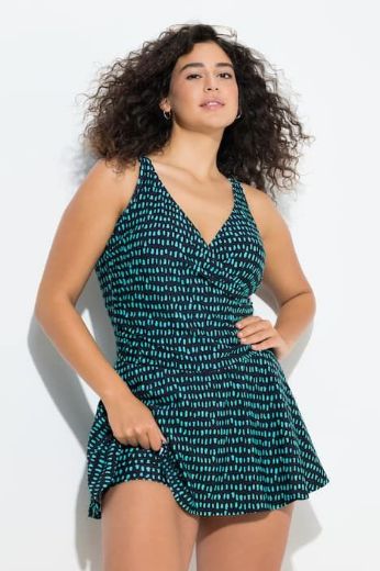 Moda za polnejše Kupaći kostim haljina plus velikost, xxl, Ulla Popken in Johann Popken (JP1880)