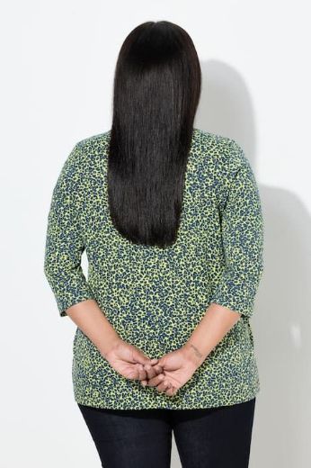 Moda za polnejše Majica 3/4 rukava A kroja plus velikost, xxl, Ulla Popken in Johann Popken (JP1880)