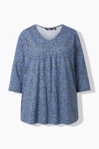 Moda za polnejše Majica 3/4 rukava A kroja plus velikost, xxl, Ulla Popken in Johann Popken (JP1880)