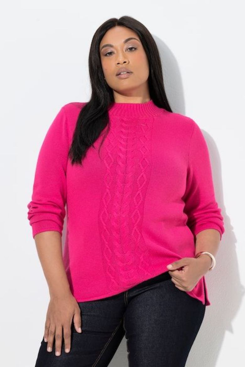 Moda za polnejše Pulover dugih rukava plus velikost, xxl, Ulla Popken in Johann Popken (JP1880)