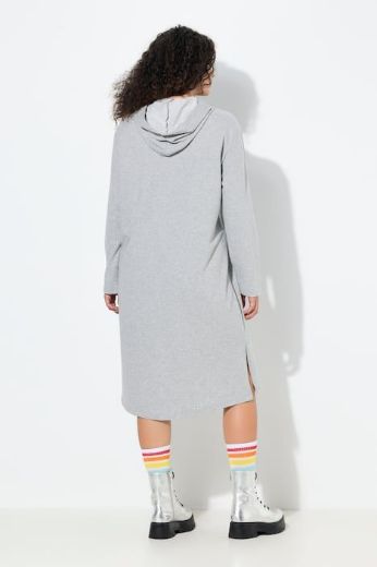 Moda za polnejše Haljina midi dugih rukava s kapuljačom plus velikost, xxl, Ulla Popken in Johann Popken (JP1880)