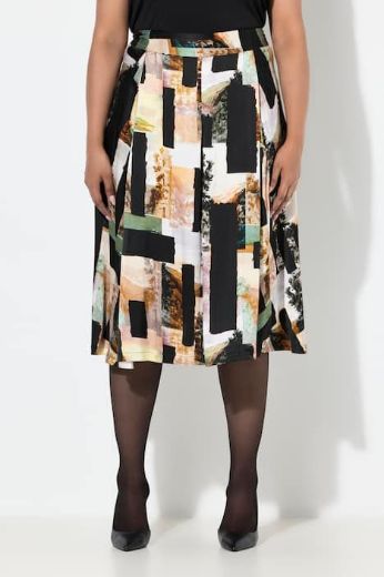 Moda za polnejše Suknja midi A kroja plus velikost, xxl, Ulla Popken in Johann Popken (JP1880)