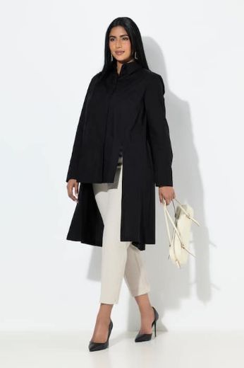 Moda za polnejše Bluza dugih rukava asimetričnog kroja plus velikost, xxl, Ulla Popken in Johann Popken (JP1880)