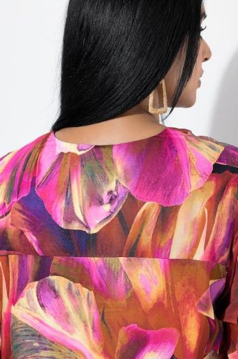 Moda za polnejše Bluza dugih rukava V ovratnika plus velikost, xxl, Ulla Popken in Johann Popken (JP1880)