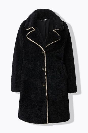 Moda za polnejše Kaput od flisa A kroja plus velikost, xxl, Ulla Popken in Johann Popken (JP1880)