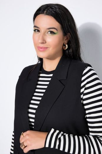 Moda za polnejše Prsluk na kopčanje dužeg kroja plus velikost, xxl, Ulla Popken in Johann Popken (JP1880)