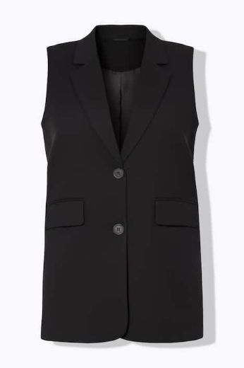 Moda za polnejše Prsluk na kopčanje dužeg kroja plus velikost, xxl, Ulla Popken in Johann Popken (JP1880)