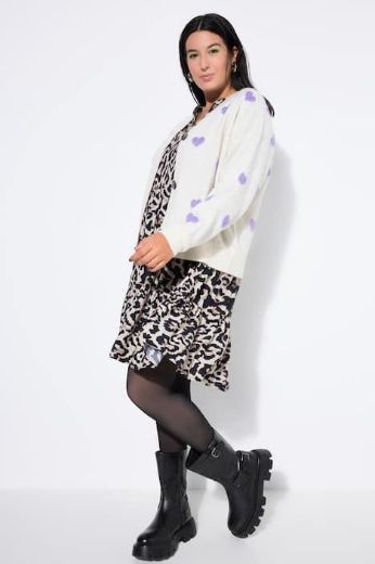 Moda za polnejše Kardigan na kopčanje plus velikost, xxl, Ulla Popken in Johann Popken (JP1880)