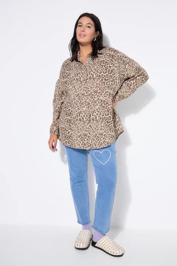 Moda za polnejše Košulja dugih rukava dužeg kroja plus velikost, xxl, Ulla Popken in Johann Popken (JP1880)