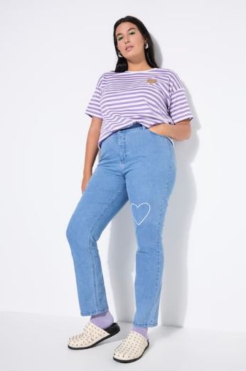 Moda za polnejše Traperice širokih nogavica plus velikost, xxl, Ulla Popken in Johann Popken (JP1880)