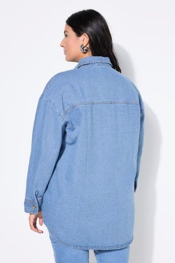 Moda za polnejše Košulja traper šireg kroja plus velikost, xxl, Ulla Popken in Johann Popken (JP1880)