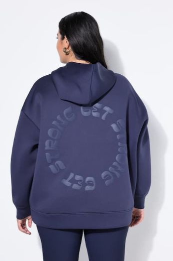 Moda za polnejše Majica dugih rukava s patentnim zatvaračem i kapuljačom plus velikost, xxl, Ulla Popken in Johann Popken (JP1880)