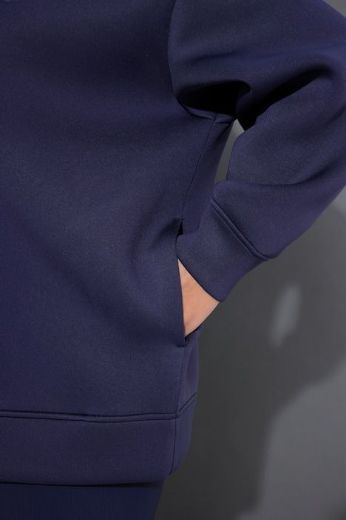 Moda za polnejše Majica dugih rukava s patentnim zatvaračem i kapuljačom plus velikost, xxl, Ulla Popken in Johann Popken (JP1880)