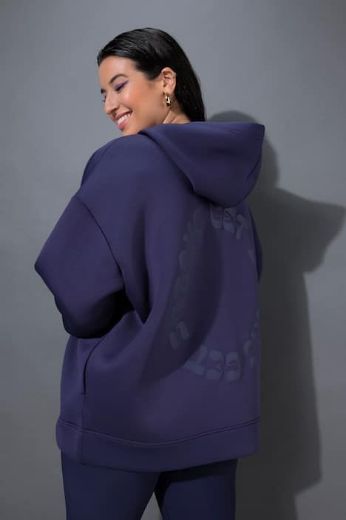 Moda za polnejše Majica dugih rukava s patentnim zatvaračem i kapuljačom plus velikost, xxl, Ulla Popken in Johann Popken (JP1880)