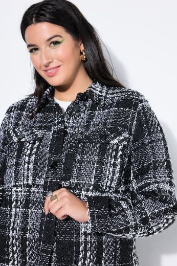 Moda za polnejše Jakna lagana na kopčanje kraćeg kroja plus velikost, xxl, Ulla Popken in Johann Popken (JP1880)