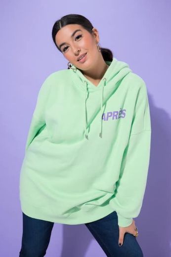 Moda za polnejše Majica dugih rukava s kapuljačom šireg kroja plus velikost, xxl, Ulla Popken in Johann Popken (JP1880)