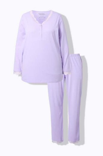 Moda za polnejše Pidžama dugih rukava i dugih nogavica plus velikost, xxl, Ulla Popken in Johann Popken (JP1880)