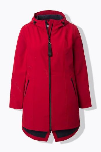 Moda za polnejše Jakna s kapuljačom vodootporna plus velikost, xxl, Ulla Popken in Johann Popken (JP1880)