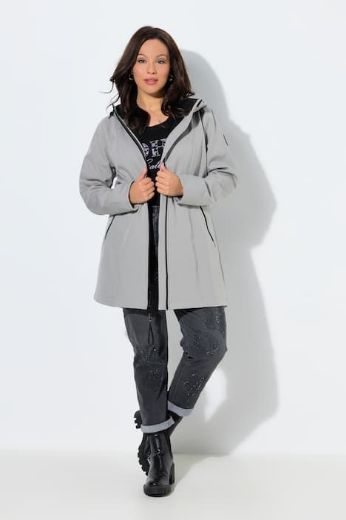 Moda za polnejše Jakna s kapuljačom vodootporna plus velikost, xxl, Ulla Popken in Johann Popken (JP1880)