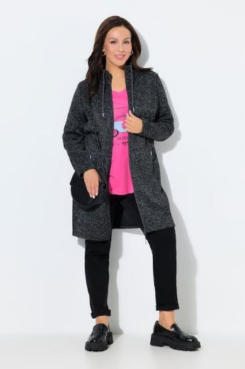 Moda za polnejše Jakna od flisa s patentnim zatvaračem plus velikost, xxl, Ulla Popken in Johann Popken (JP1880)