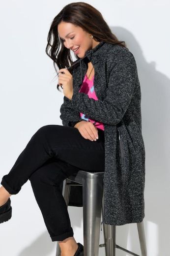 Moda za polnejše Jakna od flisa s patentnim zatvaračem plus velikost, xxl, Ulla Popken in Johann Popken (JP1880)