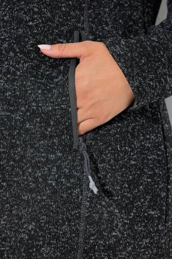 Moda za polnejše Jakna od flisa s patentnim zatvaračem plus velikost, xxl, Ulla Popken in Johann Popken (JP1880)