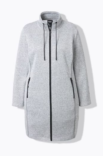 Moda za polnejše Jakna od flisa s patentnim zatvaračem plus velikost, xxl, Ulla Popken in Johann Popken (JP1880)