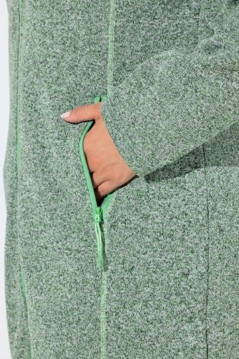 Moda za polnejše Jakna od flisa s patentnim zatvaračem plus velikost, xxl, Ulla Popken in Johann Popken (JP1880)