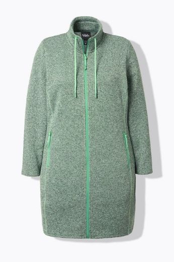 Moda za polnejše Jakna od flisa s patentnim zatvaračem plus velikost, xxl, Ulla Popken in Johann Popken (JP1880)