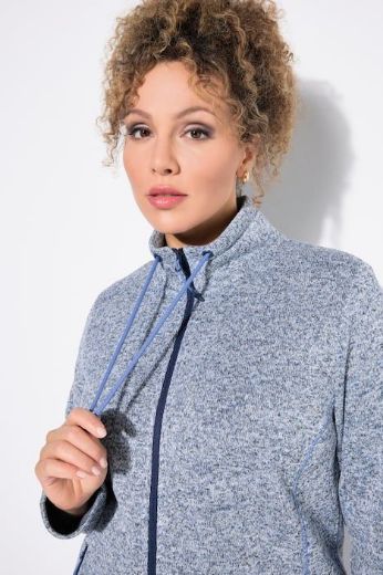 Moda za polnejše Jakna od flisa s patentnim zatvaračem plus velikost, xxl, Ulla Popken in Johann Popken (JP1880)