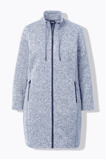 Moda za polnejše Jakna od flisa s patentnim zatvaračem plus velikost, xxl, Ulla Popken in Johann Popken (JP1880)