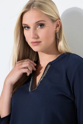 Moda za polnejše Majica 3/4 rukava A kroja plus velikost, xxl, Ulla Popken in Johann Popken (JP1880)