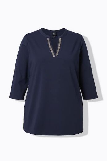 Moda za polnejše Majica 3/4 rukava A kroja plus velikost, xxl, Ulla Popken in Johann Popken (JP1880)