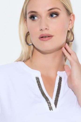 Moda za polnejše Majica 3/4 rukava A kroja plus velikost, xxl, Ulla Popken in Johann Popken (JP1880)