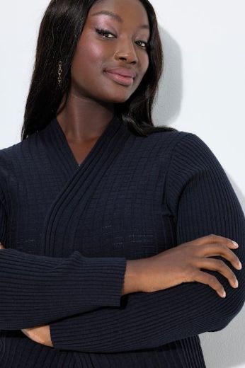 Moda za polnejše Kardigan dugih rukava A kroja plus velikost, xxl, Ulla Popken in Johann Popken (JP1880)