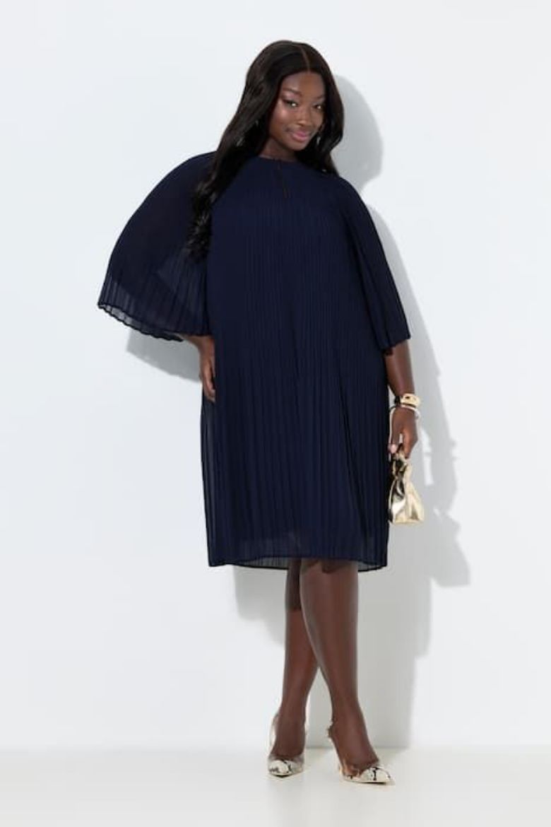 Moda za polnejše Haljina 3/4 rukava A kroja plus velikost, xxl, Ulla Popken in Johann Popken (JP1880)