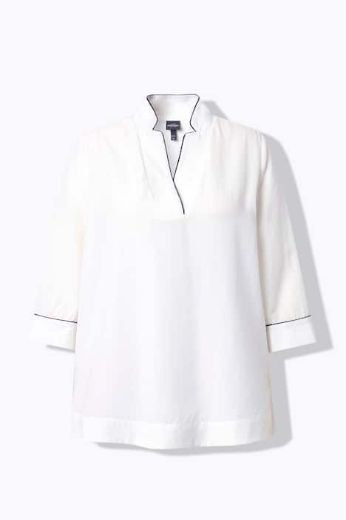 Moda za polnejše Bluza 3/4 rukava A kroja plus velikost, xxl, Ulla Popken in Johann Popken (JP1880)