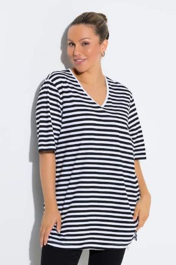 Moda za polnejše Majica kratkih rukava šireg kroja plus velikost, xxl, Ulla Popken in Johann Popken (JP1880)